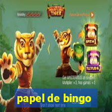 papel de bingo